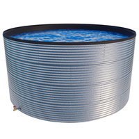 Steel Water Tank - 24ft Dia-129810 Litres (7.37m X 3.04m)