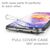 NALIA 360 Gradi Glitter Cover compatibile con Samsung Galaxy A6, Custodia Totale Protezione Silicone Trasparente Sottile Full-Body Case Protettiva Morbido Telefono Bumper Guscio...