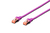 CAT 6 S-FTP patch cable. LSOH. Cu AWG 27/7. Length 2m. color violet