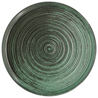 Teller flach mit Rand Etana; 21x1 cm (ØxH); grün; rund; 6 Stk/Pck