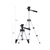 Sandberg Kamera állvány - Universal Tripod (Univerzális csavar, összecsukható, állítható magasság: 26-60 cm, aluminium)