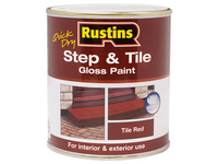 Quick Dry Step & Tile Paint Gloss Red 500ml