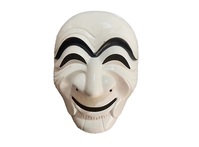 masque coque "hahoe" coréen blanc 24x17cm