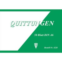 Quittung, A6, 50 Blatt PVP 4228