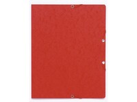Elastomap zonder kleppen A4, Karton, Rood (pak 10 stuks)