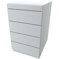 Note™ fixed pedestal, with 4 universal drawers