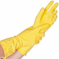 Haushalts-Handschuh Latex Bettina Soft S 30cm gelb VE=12 Paar