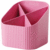 Schreibtischköcher Re-X-Loop 4 Fächer RC-Kunststoff rosa