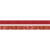 Faltstreifen Fröbelsterne 1,5x45cm VE=80 Streifen rot/gold
