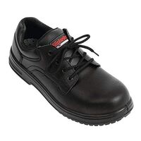 Slipbuster Basic Safety Shoes Toe Cap - Padded Collar and Tongue in Black - 47
