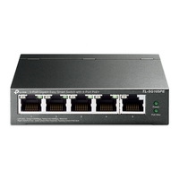 TP-Link Switch 1000/100/10MBit 5-Port with 4-Port PoE+ - Easy Smart