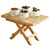 Stand richiudibile - 30 x 20 x18 cm - bamboo - colore naturale - Leone