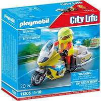 Playmobil: City Life Mentőmotor villogó fénnyel (71205)