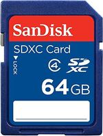 64GB SDXC Sandisk CL4 (SDSDB-064G-B35 / 114820)