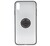 BASEUS szilikon telefonvédő (asztali tartó funkció, telefontartó gyűrű, beépített fémlemez) FEKETE [Apple iPhone XS Max 6.5]
