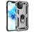 Defender műanyag telefonvédő (közepesen ütésálló, szilikon belső, telefontartó gyűrű, beépített fémlemez) SZÜRKE [Apple iPhone 12 Pro ...
