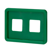 Présentoir de prix "Klick" / Cassette d'étiquettes de prix / Cadre pour l'affichage des prix | vert sim. RAL 6032 A7