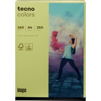 Kopierpapier tecno® colors, DIN A4, 160 g/m², Pack: 250 Blatt, mittelgelb