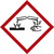Gefahrstoffetikette "Ätzwirkung" [GHS 05], Folie, 52 x 52 x 0,1 mm, GHS, selbstklebend, 6 Stück je Bogen
