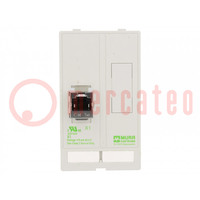 Panel interface; 48VAC; 48VDC; 1A; IP20; on panel; Input: RJ45; 32mm