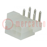 Tomacorriente; conducto-placa; macho; Mini-Fit Jr; 4,2mm; PIN: 6