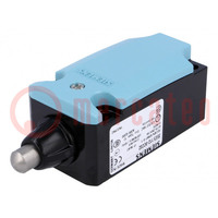 Limit switch; long pin plunger; NO + NC; 10A; max.400VAC; IP66