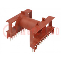 Coil former: with pins; plastic; THT; H: 43.4mm; X1: 55.88mm; UL94HB