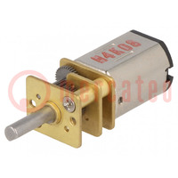 Motor: DC; with gearbox; HP; 6VDC; 1.6A; Shaft: D spring; max.21mNm