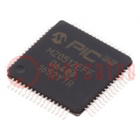 IC: PIC mikrokontroller; 512kB; 2,2÷3,6VDC; SMD; TQFP64; PIC32