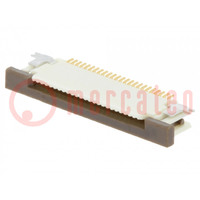 Connector: FFC/FPC; horizontal; PIN: 24; bottom contacts,ZIF; SMT