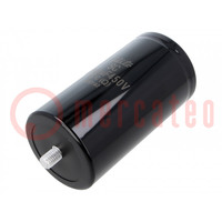 Capacitor: electrolytic; 4700uF; 450VDC; -10÷30%; M5; 2000h