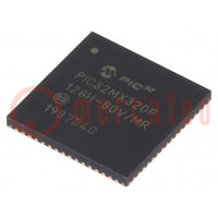 IC: PIC microcontroller; 128kB; 2.3÷3.6VDC; SMD; QFN64; PIC32; 8MHz