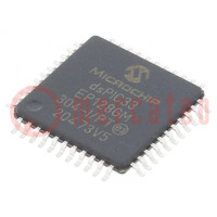 IC: microcontrôleur dsPIC; 128kB; 16kBSRAM; TQFP44; DSPIC; 0,8mm
