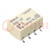 Relay: electromagnetic; DPDT; Ucoil: 9VDC; Icontacts max: 1A; SMD