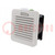 Ventilator: AC; axiaal; 230VAC; 24m3/h; 27dBA; IP54; 120x120x63,4mm