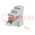 Relay: interface; 4PDT; Ucoil: 24VAC; for DIN rail mounting