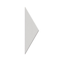 Piktogramm Edelstahl 'Richtungspfeil', selbstklebend, 3,0x11,0x0,2 cm