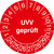 Prüfplakette, UVV Geprüft, in Jahresfarbe, 500 Stück / Rolle, 3,0 cm Version: 24-29 - Prüfplakette 2024-2029