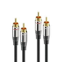 SONERO S-AC700-030 CÂBLE AUDIO 3 M 2 X RCA NOIR