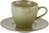 Espresso-Untertasse Palana; 12.4 cm (Ø); lindgrün; rund; 6 Stk/Pck