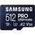 SD MicroSD Card 512GB Samsung SDXC PRO Ulti.(Class10) Adap retail