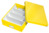 Organisationsbox Click & Store WOW, Mittel, Graukarton, gelb