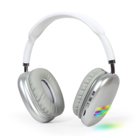 Gembird BHP-LED-02-W headphones/headset Wireless Head-band Calls/Music Bluetooth White