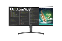 LG 35WN75CP-B LED display 88,9 cm (35") 3440 x 1440 Pixels UltraWide Quad HD Zwart
