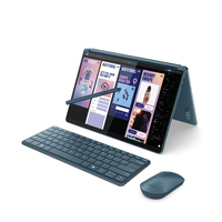 Lenovo Yoga Book 9 13IMU9 Intel Core Ultra 7 155U Ibrido (2 in 1) 33,8 cm (13.3") Touch screen 2.8K 32 GB LPDDR5x-SDRAM 1 TB SSD Wi-Fi 6E (802.11ax) Windows 11 Home Colore fogli...