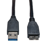 Tripp Lite U326-006-BK USB kábel 1,83 M USB 3.2 Gen 1 (3.1 Gen 1) USB A Micro-USB B Fekete