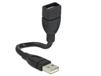 DeLOCK 15cm USB 2.0 USB-kabel 0,15 m USB A Zwart