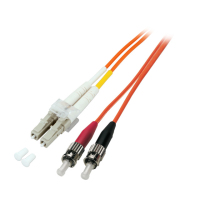 EFB Elektronik O0371.0,5 Glasfaserkabel 0,5 m LC ST OM2 Orange