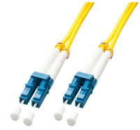 Lindy 47455 InfiniBand/fibre optic cable 15 m LC OS2 Geel