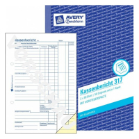 Avery 317 Verwaltungsbuch Blau, Weiß